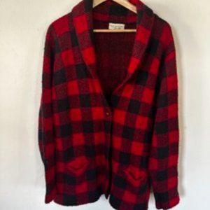 Ralph Lauren Plaid Collar Neck Sweater